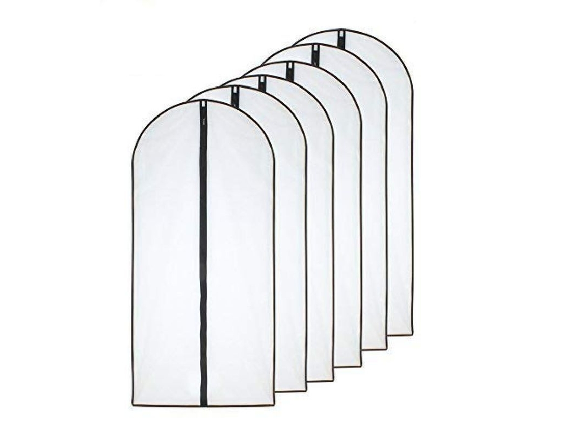 2026-bolsas Para Ropa Anti Polilla 60x100cm Transparentes Con Cremallera Lateral Aireadas (6pcs)