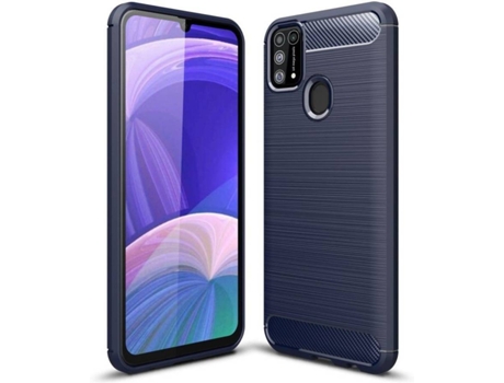 Carcasa Samsung Galaxy M31 HFS-HOUSE Carbone Azul
