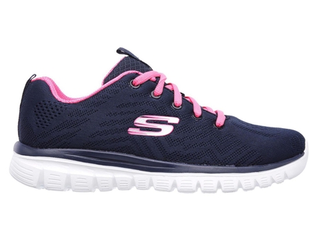 Zapatillas Skechers Graceful-Get Connected Azul Marino/Rosa