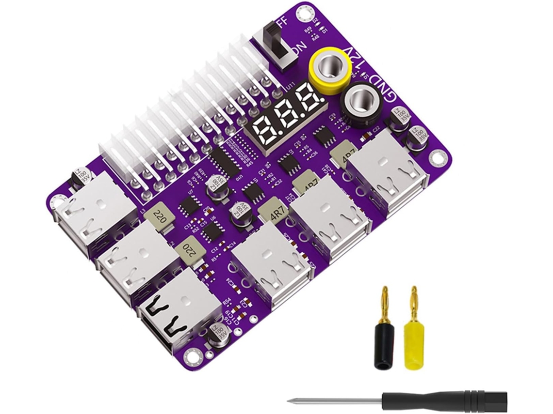 Adaptador Usb De 24 Pines Y Carcasa De 12 Puertos (accesorios De Oficina)