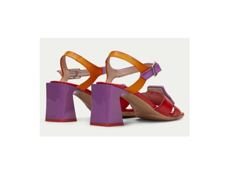 Sandalias de Mujer HISPANITAS Salto Piel Multicolor (36)