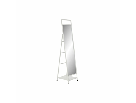 Espejo de pie DKD Home Decor Espejo Metal Blanco Loft (39 x 40 x 160 cm)