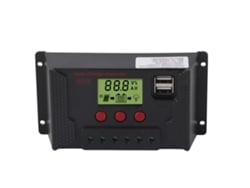 Controlador De Carga Solar Pwm De 50 A, 12 V/24 V, Regulador De Batería Con Usb Para Paneles Solares.