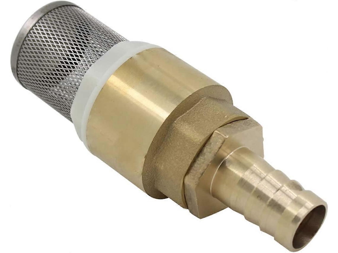 Válvula De Retención Con Filtro De Bronce Color Dorado 3/4 Pulgada 16mm Para Conexión De Tubo