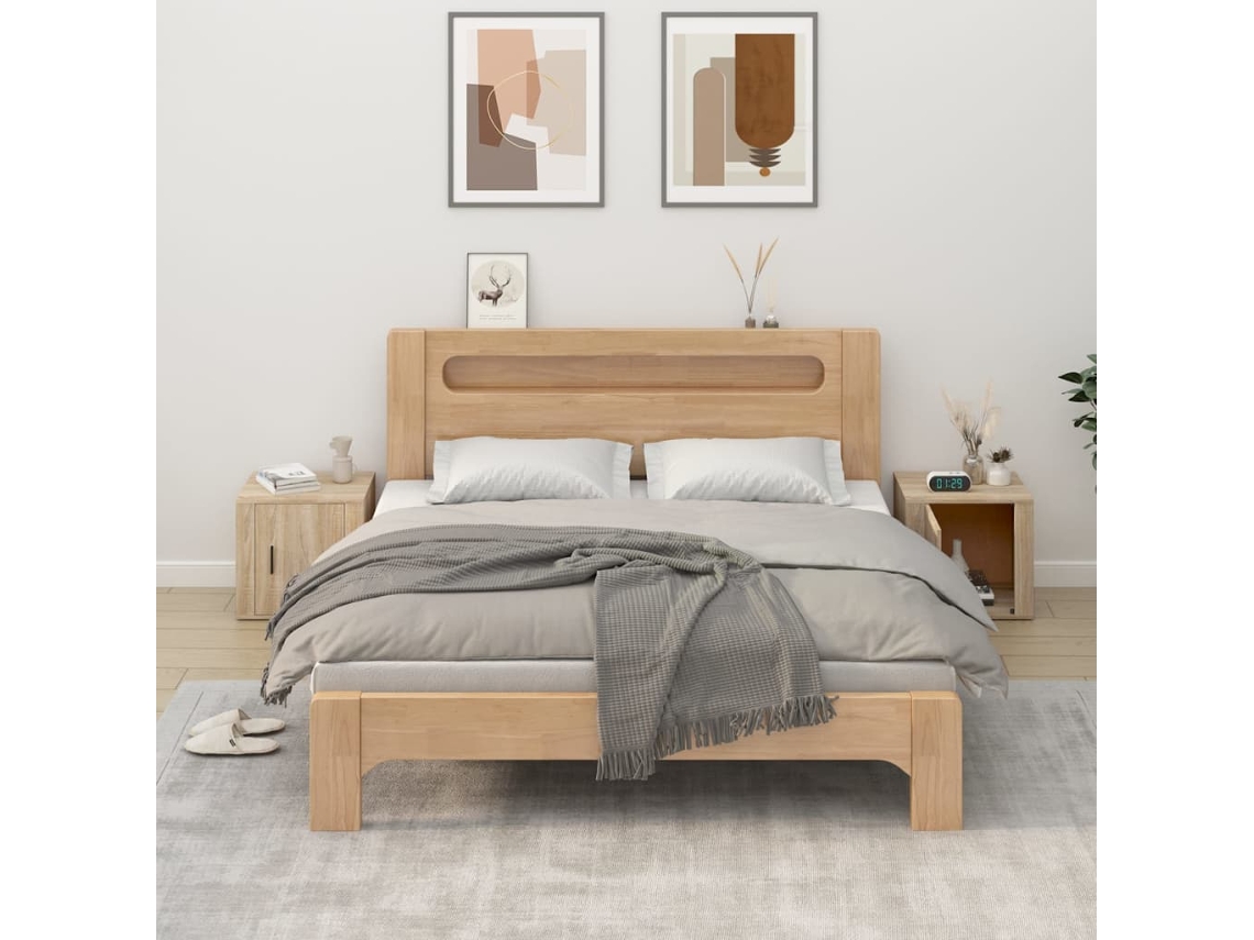 Mesitas de Noche 2 Pzs 50X39X47 Cm Color Roble Sonoma