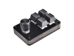 Teclado mecánico de programación macro, teclado de 2/3/4/5 teclas, 1 botón, mini botón de intercambio en caliente, teclado para juegos DIY Ly Ebike