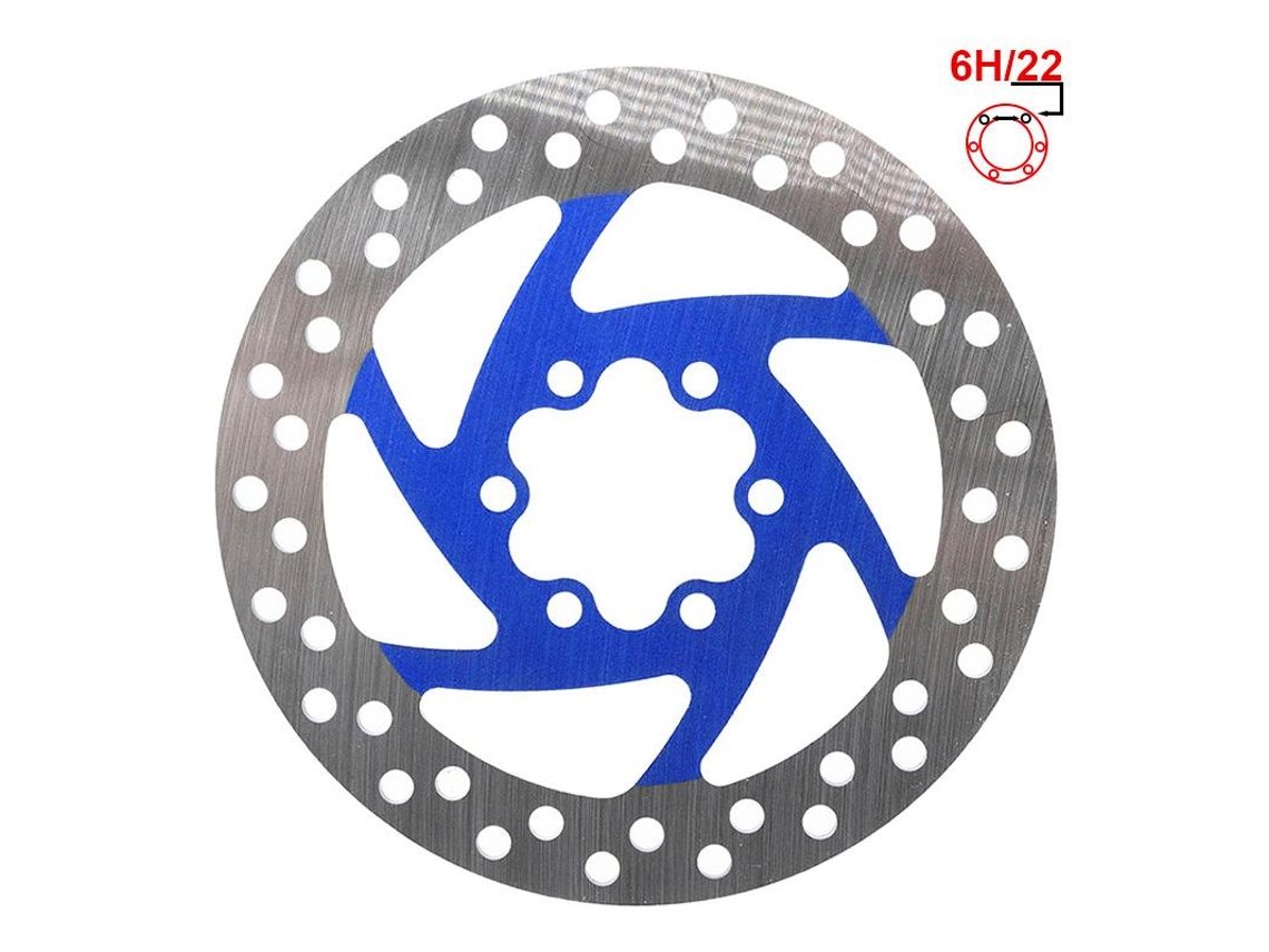 Disco De Freno 140mm 6h Azul Ewheel