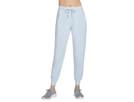 Pantalones de Mujer SKECHERS Skechluxe Restful Blpw Azul (XL)