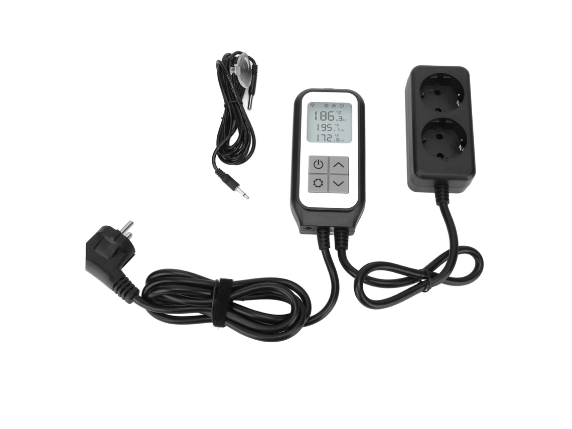 Enchufe inteligente Wifi 2026 con control digital de temperatura y temporizador para el hogar 100-