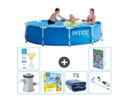 Intex Piscina Com Estrutura Redonda - 305x76 Cm - 7-peças S196