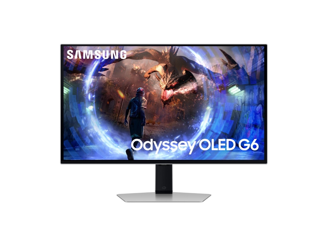 Monitor Gaming SAMSUNG LS27DG600SUXEN (Plateado - 27" - Quad HD - Enchufe EU)
