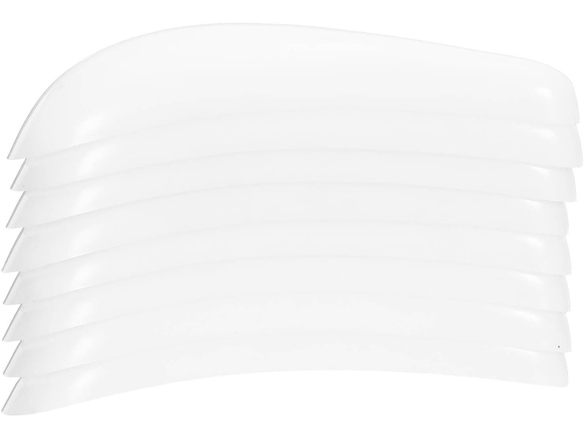 Almohadillas Plástico Blanco Hombros Perchas Anchas Soporte Antideslizante Trajes Optimizando Espacio Armario