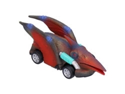 Ats-modelo De Dinosaurio Con Tracción Hacia Atrás Coche Juguete Educativo De Cuatro Ruedas Para Niños