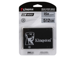 Disco SSD Interno KINGSTON 512G KC600 512G (512 GB - SATA - 550 MB/s)