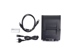 Impresora térmica USB de 58 mm para facturas y recibos, alta velocidad, para Windows e iOS, 100-240 V (UE).