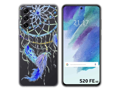 Carcasa Samsung Galaxy S21 FE 5G TUMUNDOSMARTPHONE Dibujos Transparente Multicolor