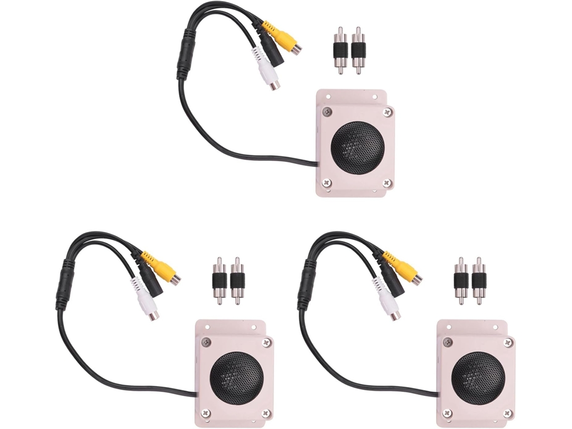 Cámara Con 3 Micrófonos Y Altavoces Para Exteriores, Resistente Al Agua Y Con Certificación Ip.