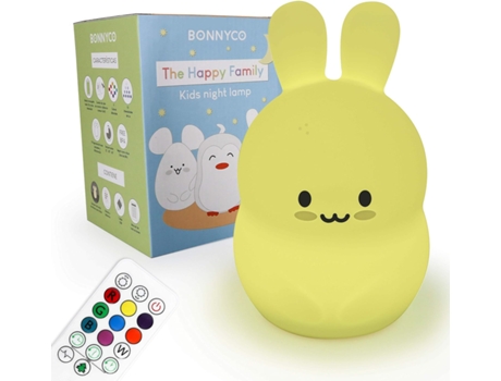 Lámpara Conejo Mediana - Recargable, Control Remoto, Silicona