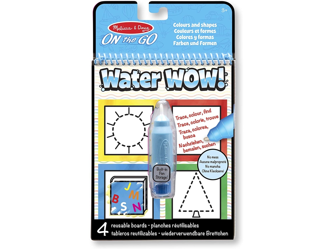 Jogo de Mesa MELISSA & DOUG Water Wow! Colors And Shapes (3 Anos)