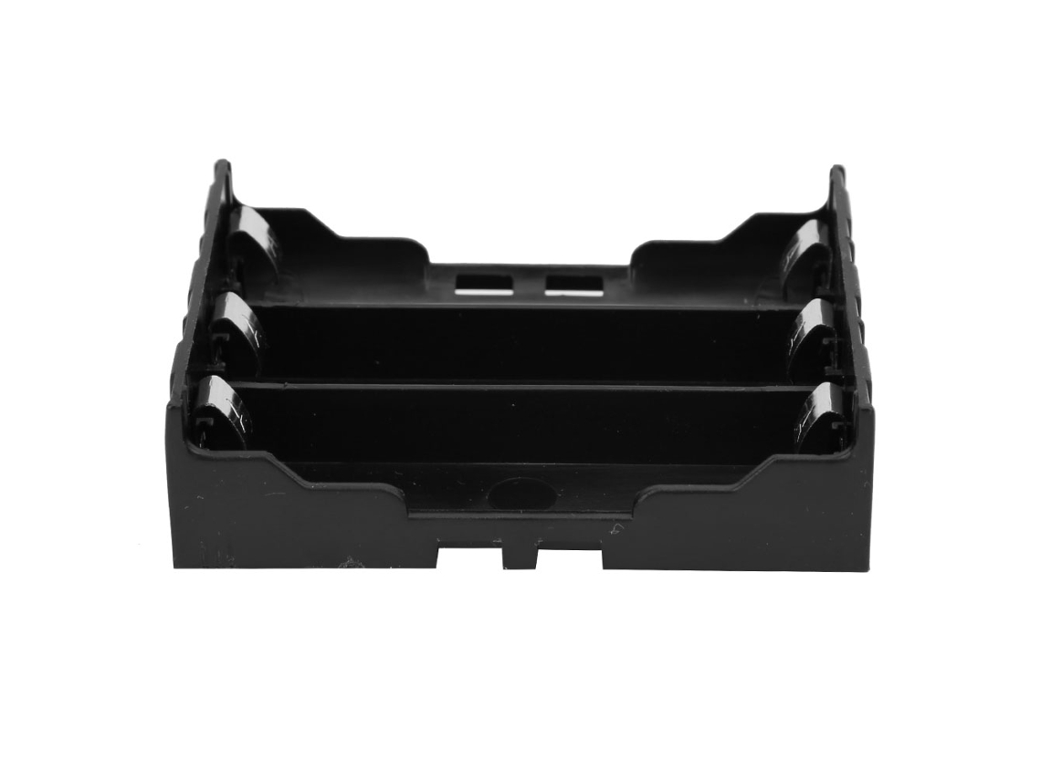 Caja portátil para baterías 2026as-5pcs con pasador rígido para 3 baterías 18650.