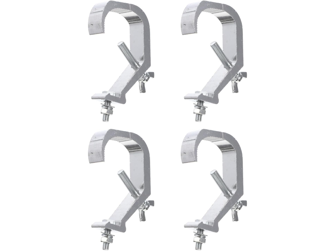 Abrazaderas En C De Aleación De Aluminio De 4 Piezas Para Iluminación De Escenario, De Alta Resistencia Con Dientes Antideslizantes