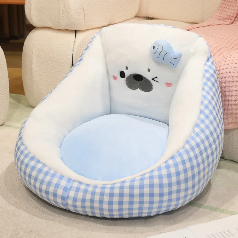 (foca 55cm) Cojín/tapicería/sofá De Estilo Japonés Con Estampado De Animales Para Adultos