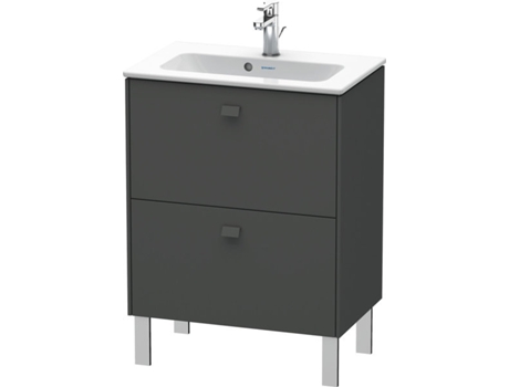 Mueble bajo encimera DURAVIT Brioso Compact 62,0 x 38,9 cm 2 extraíbles incl. hueco para sifón y delantal para lavabo ME by Starck 234263