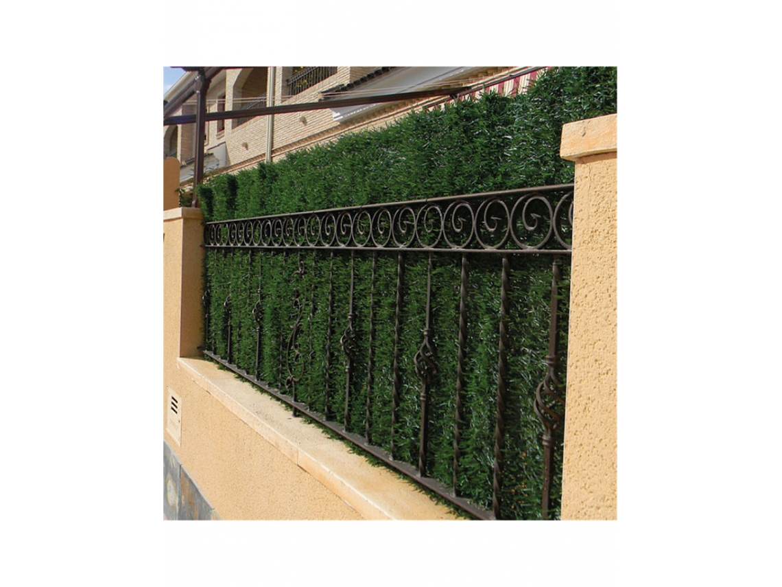 Seto Artificial jardin Bicolor Hoja Fina 2 x 3 Metros, ocultación 95%