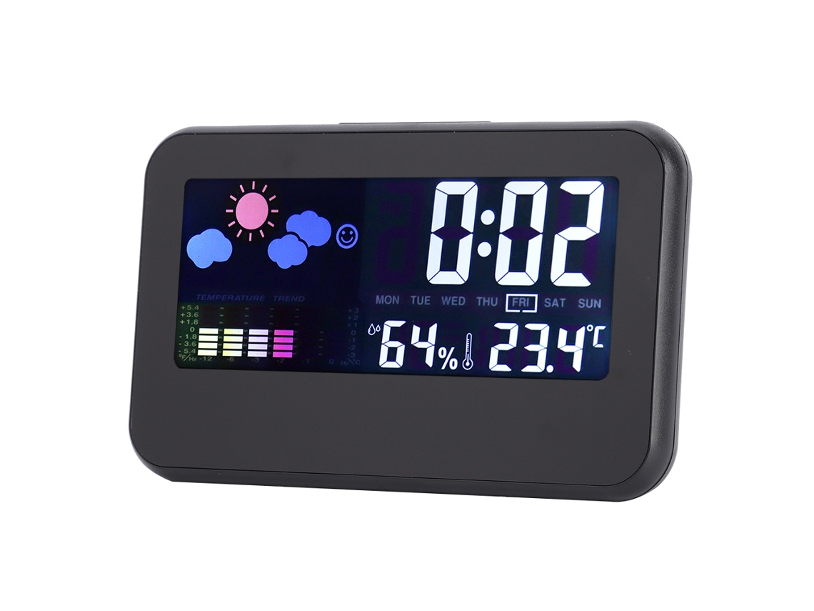 Reloj Electrónico con Temperatura, Humedad y Control por Voz Kofihety