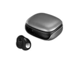 Auriculares inalámbricos con clip, conducción ósea, sonido envolvente HiFi, Bluetooth con patrón, negros