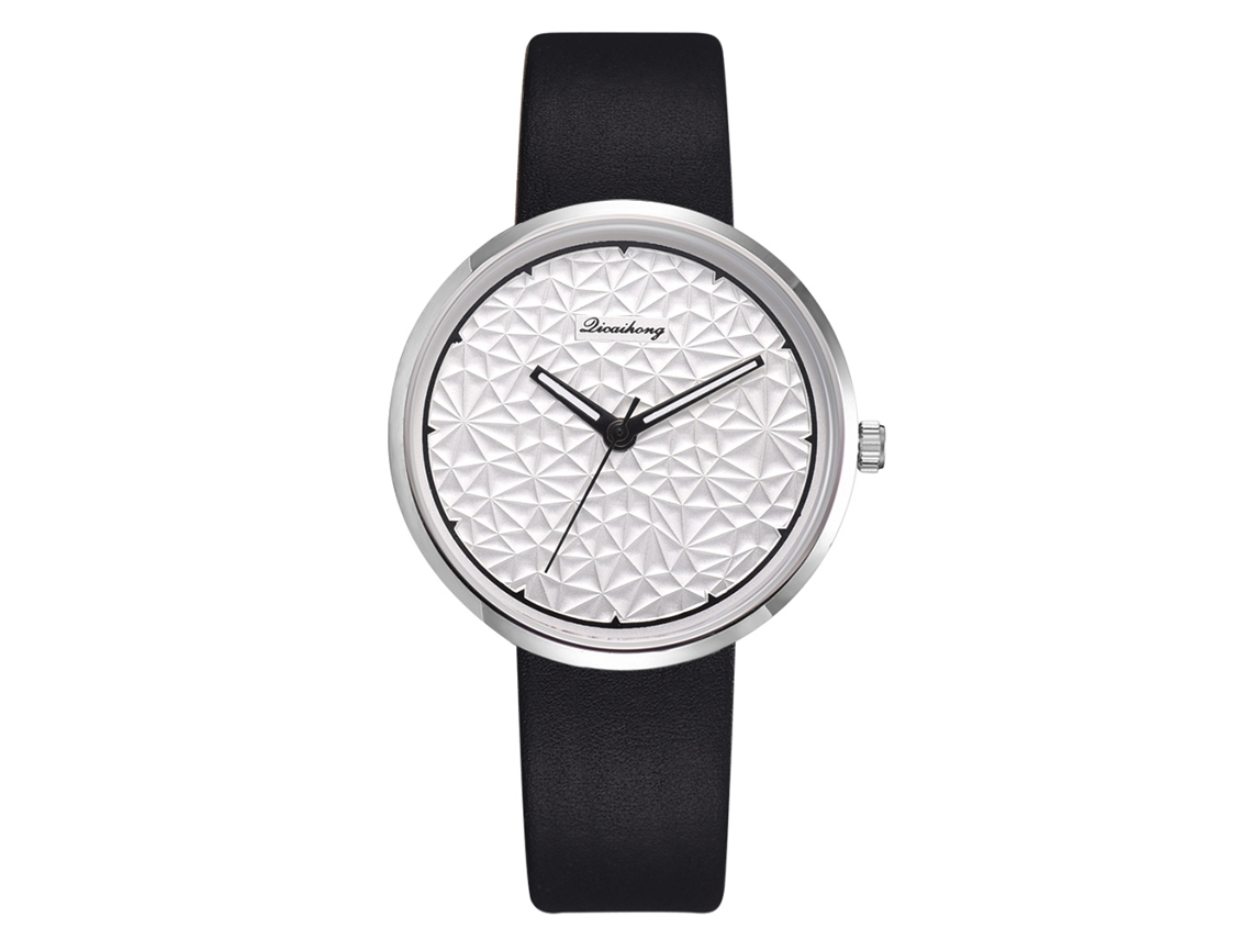 Reloj De Pulsera Sencillo De Eslabones Para Mujer Con Esfera De Cuarzo Azul.