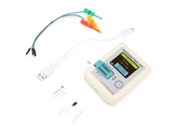 Testador De Transistores Lcd Diodo Triodo Capacitância Medidor Lcr T6 Esr Npn Pnp Mosfet