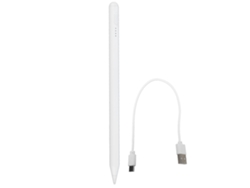 Bolígrafo De Estilo Táctico Con Carga Magnética Universal Para Teléfonos Móviles Y Tabletas - Blanco