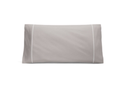 Funda de Almohada 150 cm. Nalui  100% Algodón 180 Hilos, Suave, Fresca, Transpirable, Lavable a 30ºC Gris