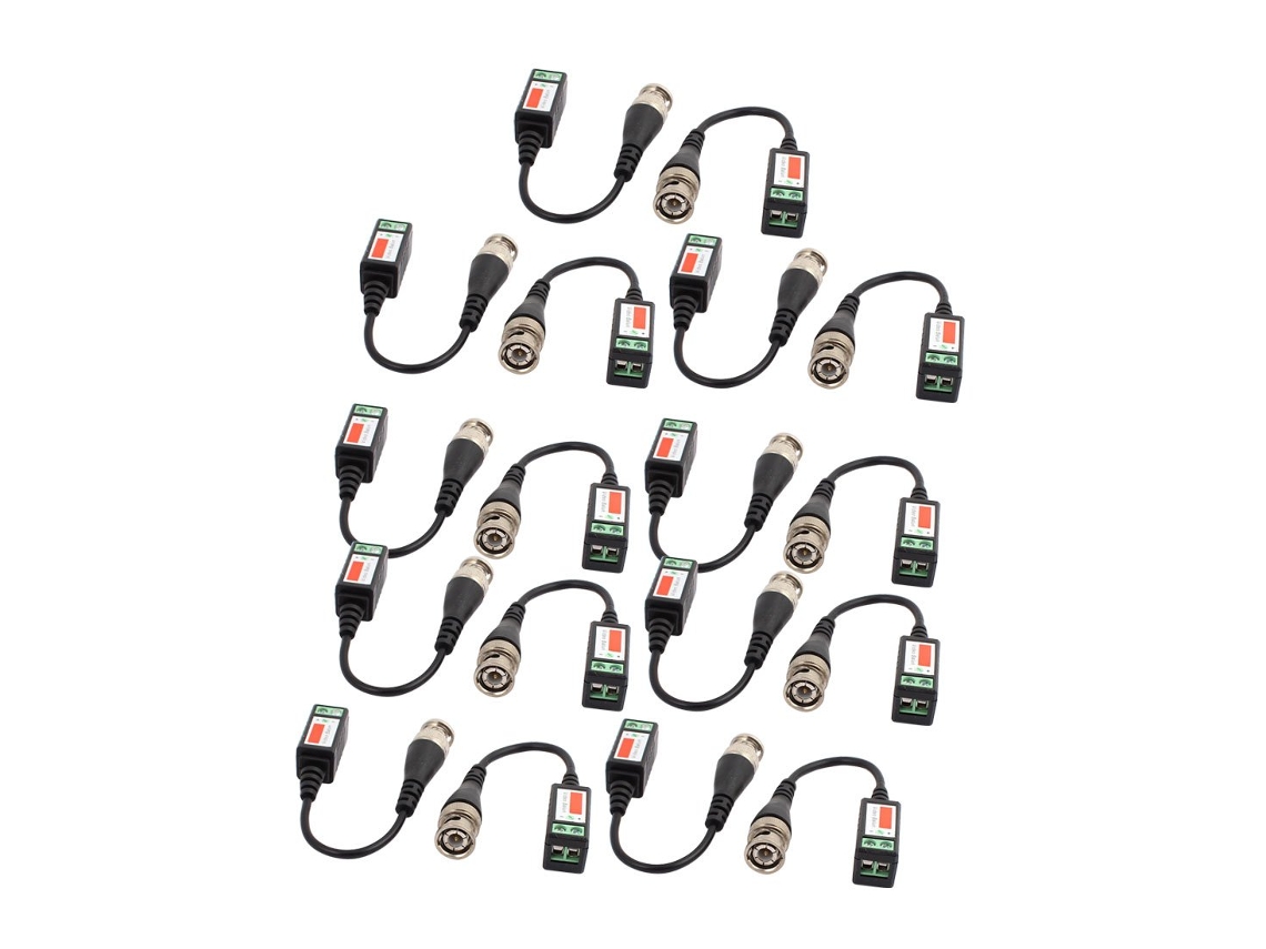 Transceptor balun de vídeo HD pasivo de 9 pares y 1 canal BNC CHABERLU