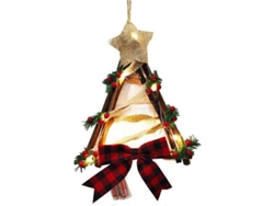 Guirnalda De Navidad Para Puerta, Decoración De Hogar Cocina Y Fiesta Navideña