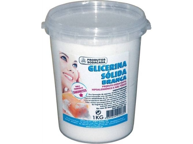 Glicerina Sólida Blanca 1 Kg SODACASA