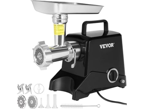 VEVOR Picadora de carne eléctrica de alta resistencia 419 Lb/H Capacidad 575W y llenadora de salchichas