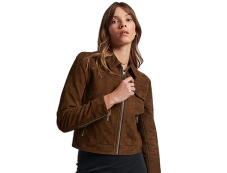 Chaqueta de ante para mujer SUPERDRY Desert XS