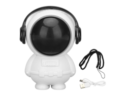 Ventilador portátil Cuello Espacial Mini Recargable 2 Velocidades USB Para Adultos Niños Interior Exterior