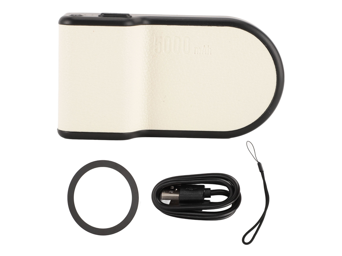 Empuñadura De Cámara Para Smartphone Asistente De Disparo Bluetooth Magnético Blanco