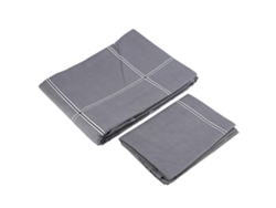 2026-juego De Cama De Algodón Natural 100% Con Cremallera Y Estampado: Funda Nórdica 229x229cm Y 2 Fundas De Almohada 51x66cm