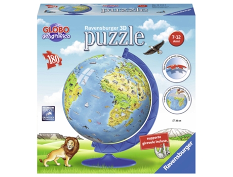 Puzzle RAVENSBURGER 12340 Puzle 3D 180 pieza(s) Mundo