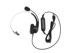 Auricular Mono Usb Para Computadora, Portátil Y Skype