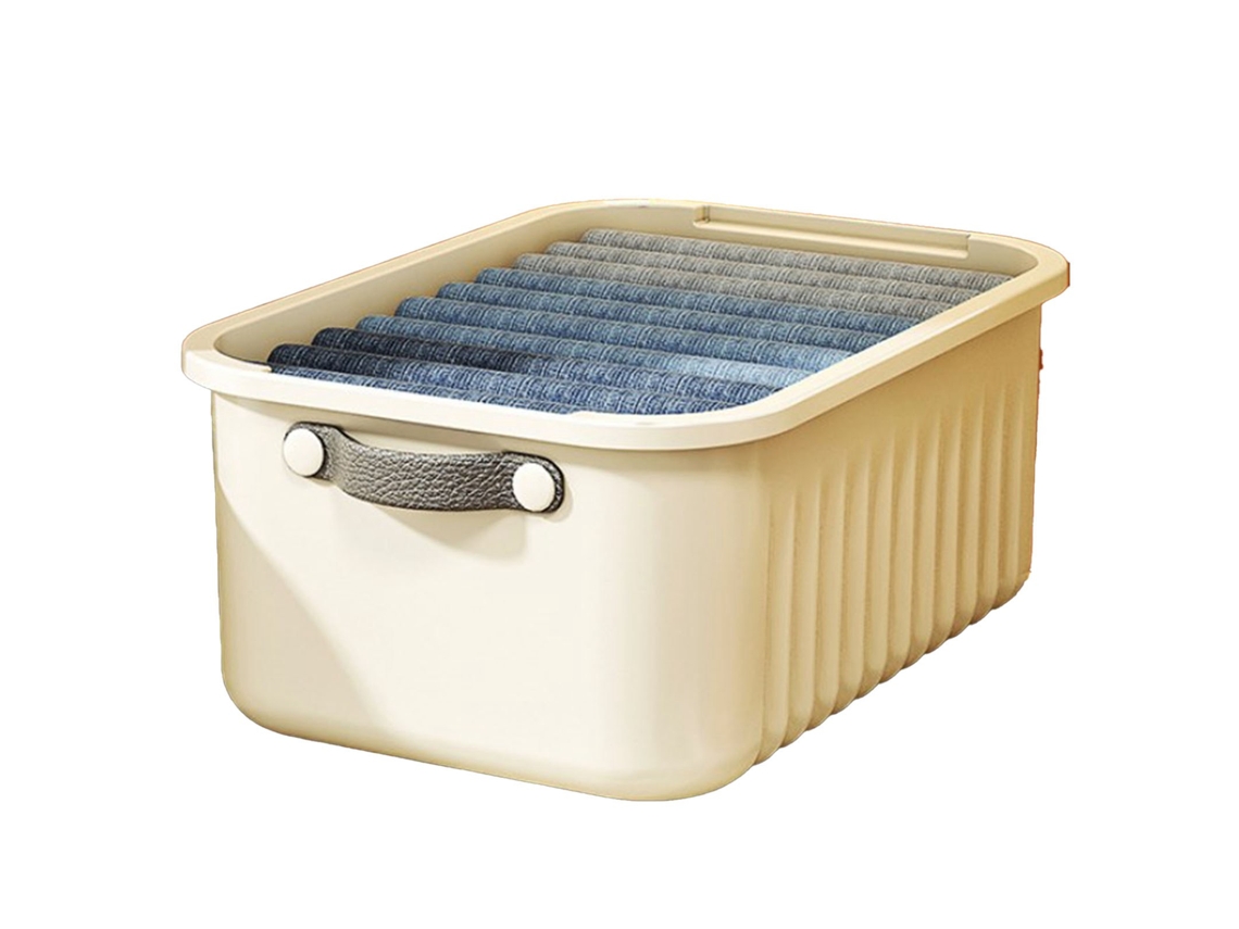 Caja De Almacenamiento De Ropa Multifuncional De Gran Capacidad Con Tapa Para Ahorrar Espacio.