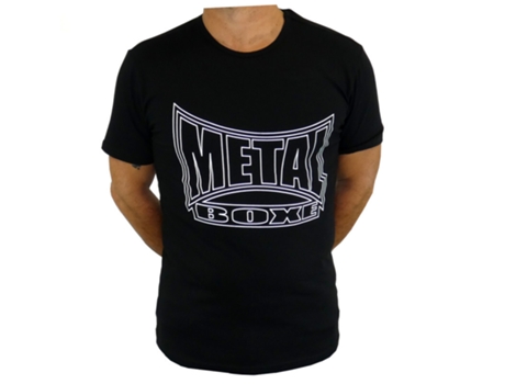 Camiseta de Hombre para Boxeo METAL BOXE Multicolor Metal Blanco (M)