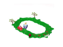 Circuito de Peppa Pig Rojo Cochecito