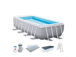 Piscina Tubular INTEX 26792 (com Bomba - 10874 L - 244x107cm)