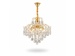 Candeeiro de Teto de Cristal PIBAOGU Asled 717 (dourado)
