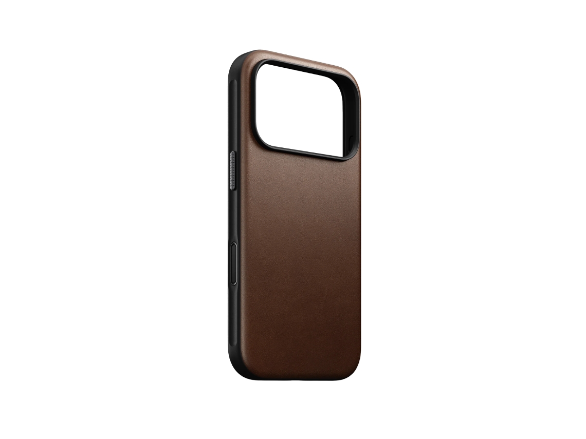 Capa Nomad Couro Iphone 17 Pro Castanho